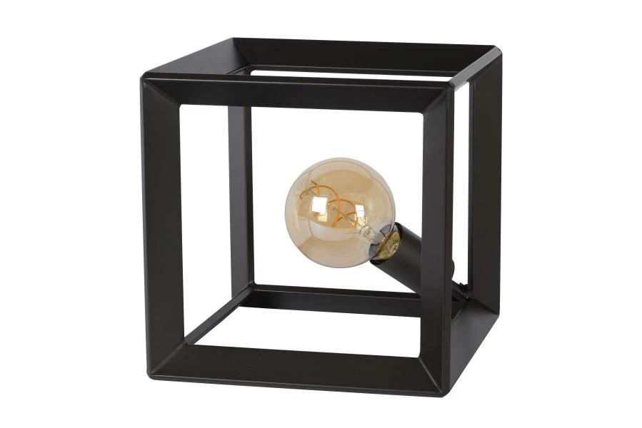 Lucide THOR - Table lamp - 1xE27 - Grey iron - turned off